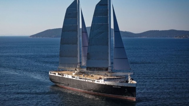 sail-powered cargo ship
