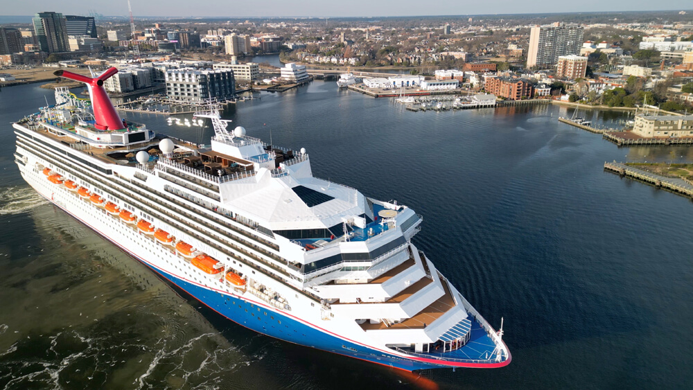 cruise ship in Norfolk, Virginia
