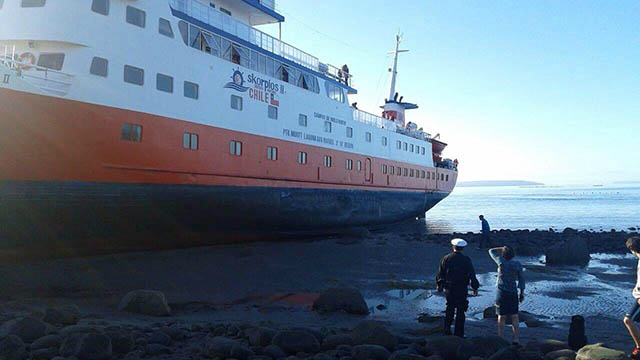 Skorpios II grounded