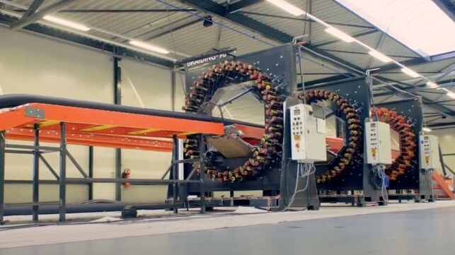 Braided covering machines on FibreMax's assembly line (FibreMax)