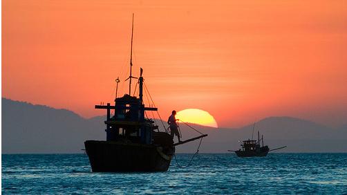 South China Sea sunset