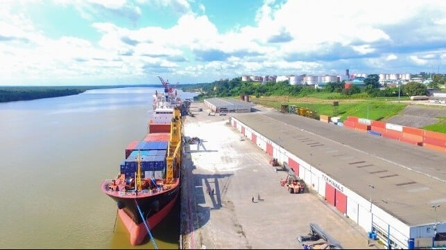 Small container feeders at Calabar Port (Nigerian Ports Authority)