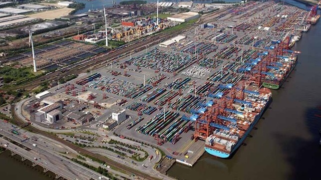 Hamburg container terminal