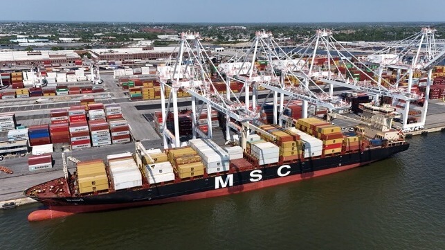 MSC Passion III arrives at Port of Baltimore