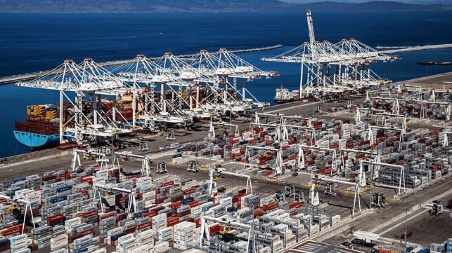 Mediterranean transshipment ports