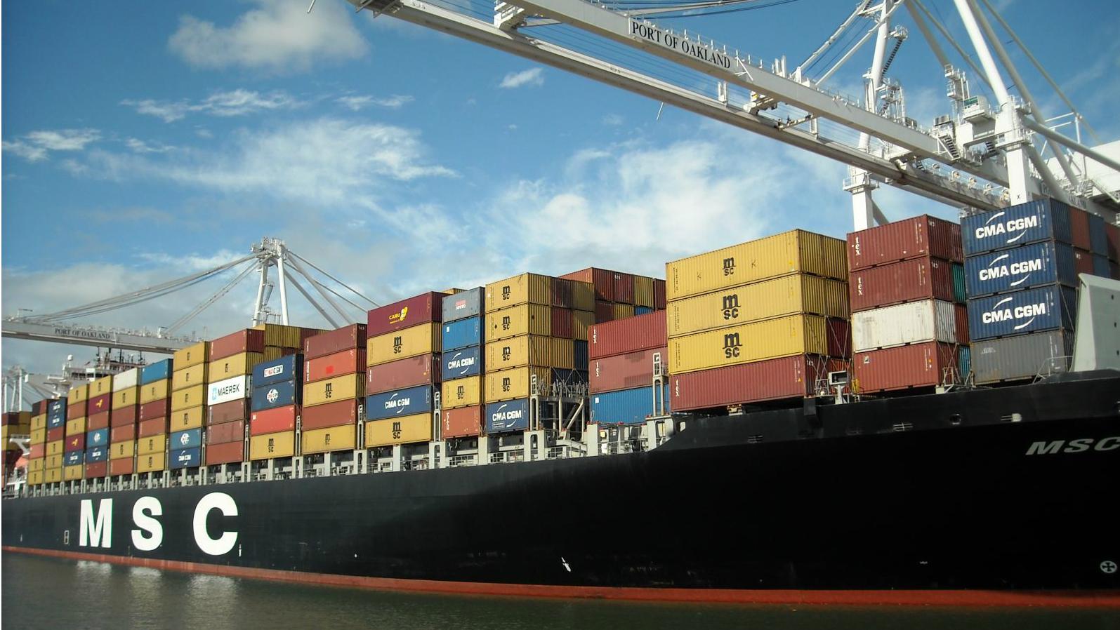 MSC Texas container ship