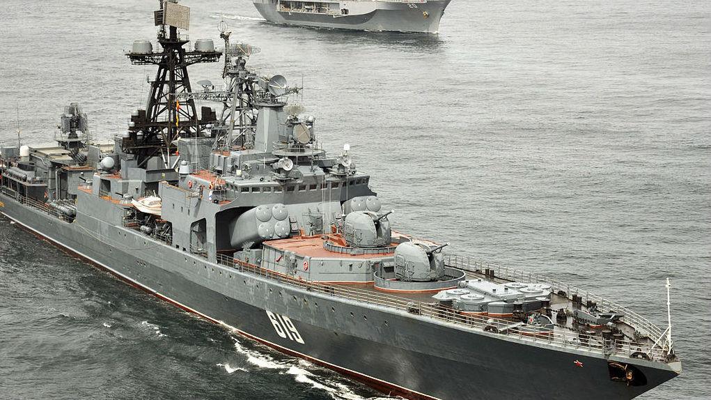 Russian anti-submarine ship