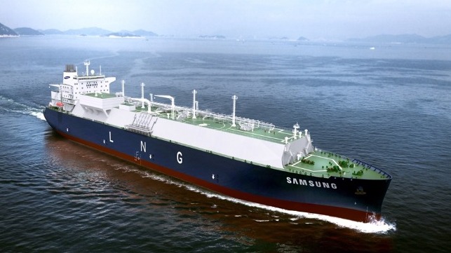 Samsung working with Bloom Energy will develop designs for a fuel cell-powered LNG Carrier