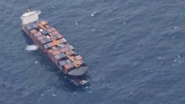 Containership collision