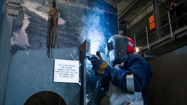 Keel laying ceremony