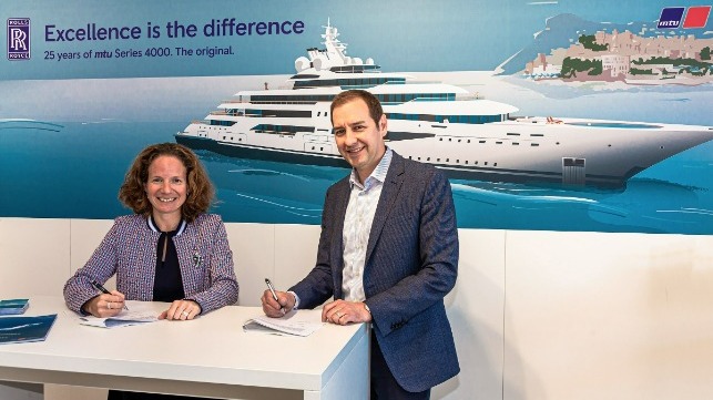 Rolls-Royce and Sea Machines Robotics are to collaborate on comprehensive remote command, autonomous control and intelligent crew support systems for the marine market. Denise Kurtulus, Vice President Global Marine at Rolls-Royce Power Systems, and Michael Johnson, CEO and founder of Sea Machines, signed the strategic cooperation agreement at Monaco Yacht Show.