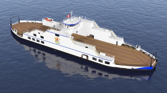 The new Kootenay Lake ferry will operate with Wärtsilä’s hybrid propulsion to minimise its environmental impact. © British Columbia Ministry of Transportation and Infrastructure