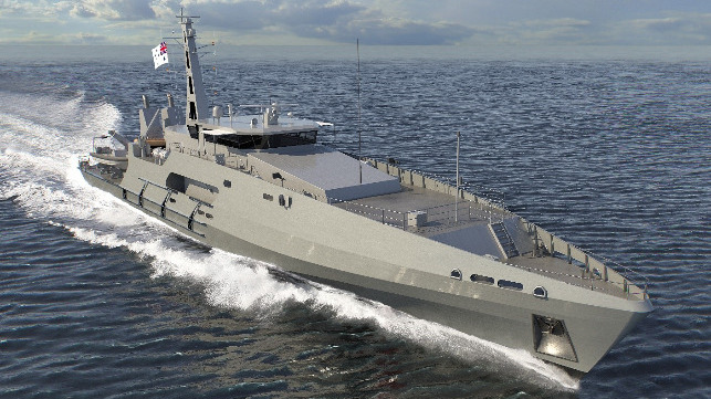 Illustration of Australian Navy patrol boat