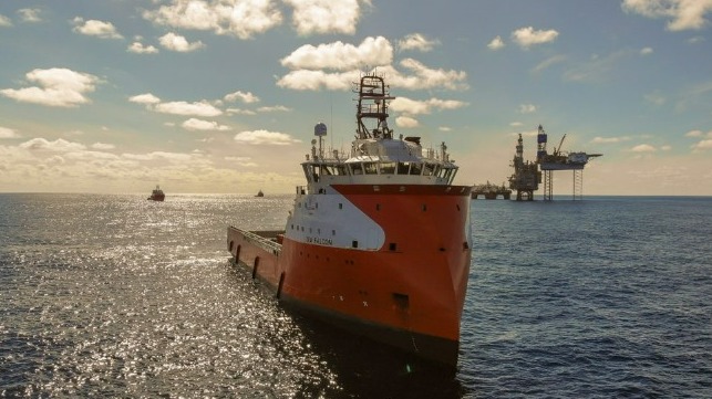 Several Solstad Offshore North Sea vessels have been contracted to Inmarsat's new Fleet LTE service, which switches seamlessly between LTE and VSAT connectivity.