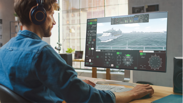 Enabling instruction and training courses via personal computers, laptops and mobile devices, from anywhere and at any time © Wärtsilä Voyage