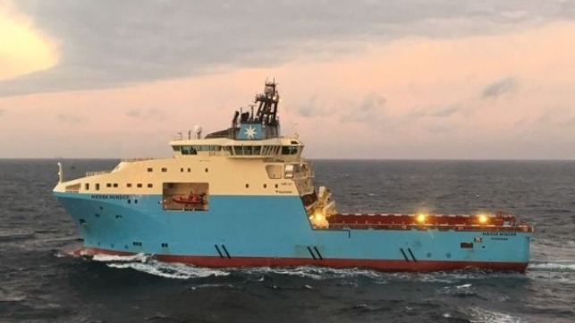 The AHTS vessel ‘Maersk Minder’ will be fitted with the Wärtsilä HY system to reduce its fuel consumption and emissions. © Maersk Supply Service