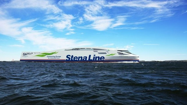 Photographer: Mild Design/Stena Stena is currently developing the Stena Elektra, a fully electric large-scale ferry that will trade between Gothenburg and Frederikshavn before 2030.