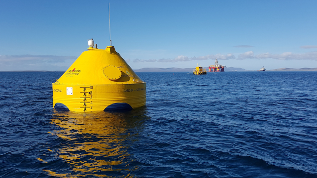 Corpower Wave Energy Converter; Image courtesy of UMACK