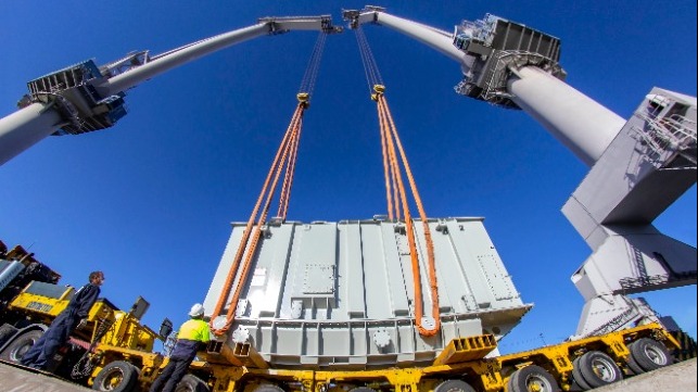 Sevitrade Ships Electrical Transformers to Port of Seville