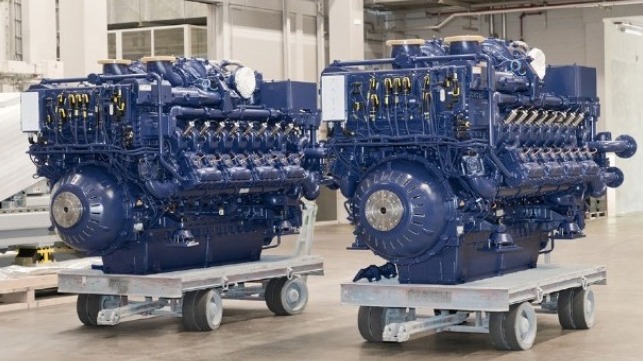 world's first LGN fueled tug boat using Rolls-Royce gas engines