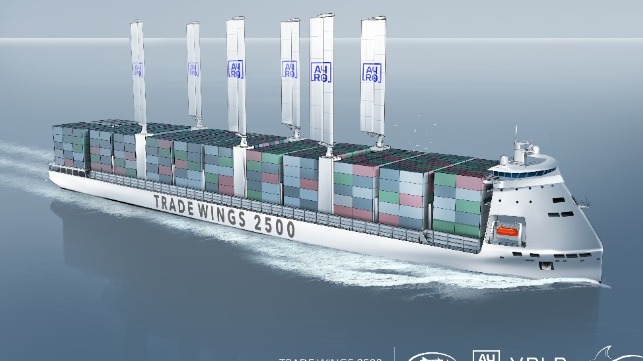 Trade wings 2500 at sea