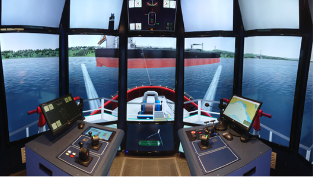 AMC recently installed 2 Rotortug simulator bridges, the first of its kind on Tasmania and Australia’s east coast