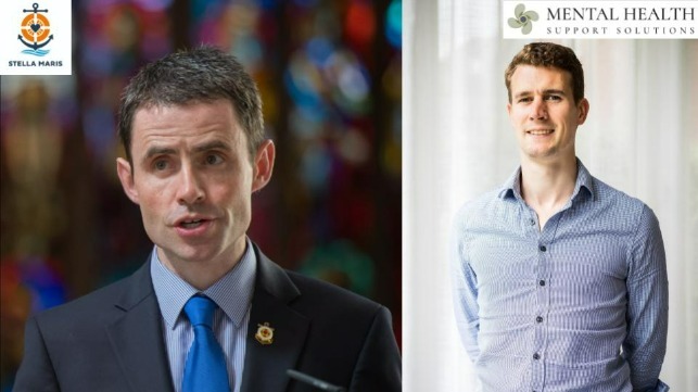 Martin Foley, Chief Executive, Stella Maris and Christian Ayerst, CEO, Mental Health Support Solutions