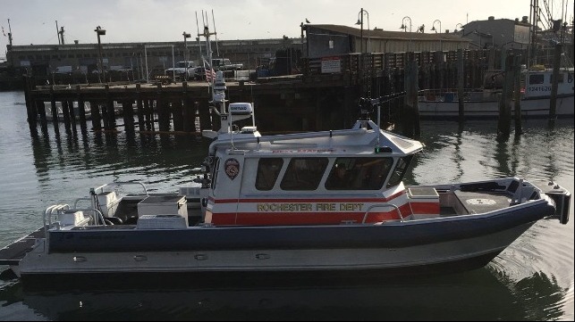 Rochester Fire Department Takes Delivery of Moose Fire Boat