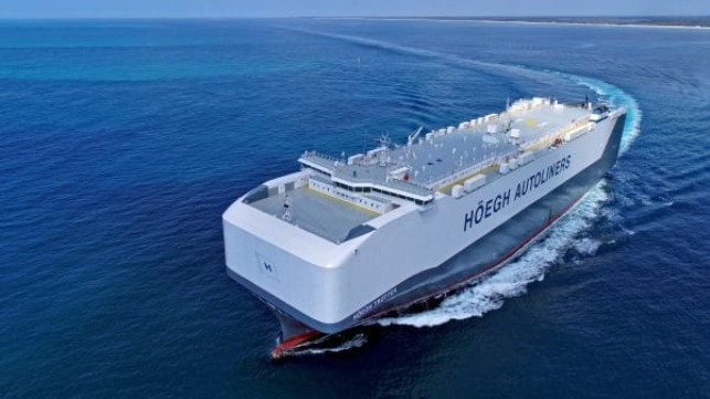 Kongsberg Maritime and MAN Energy Solutions are to deliver a digital package combining the Vessel Insight and PrimeServ Assist applications to four vessels in Höegh Autoliners’ Horizon class fleet