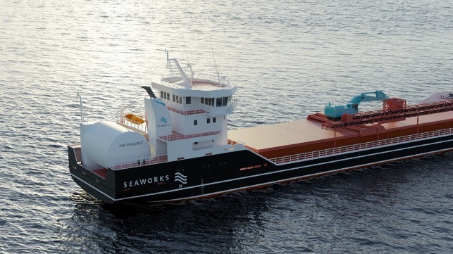 Seaworks’ new gas-powered vessel will use an extensive integrated systems package from Kongsberg Maritime
