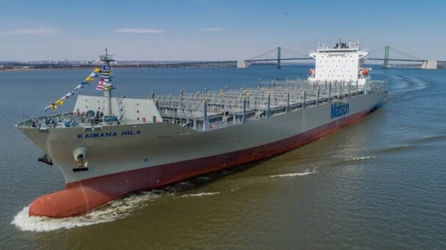 Matson continúa con la tercera conversión de GNL para sus portacontenedores 1 portacontenedores matson