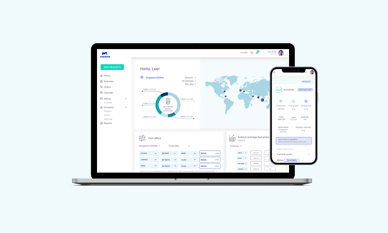 Digitalice sus transacciones de abastecimiento de combustible con Moorio 1 Morio