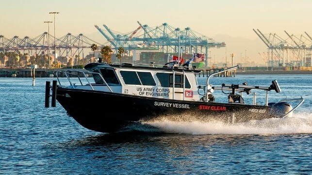 USACE survey boat