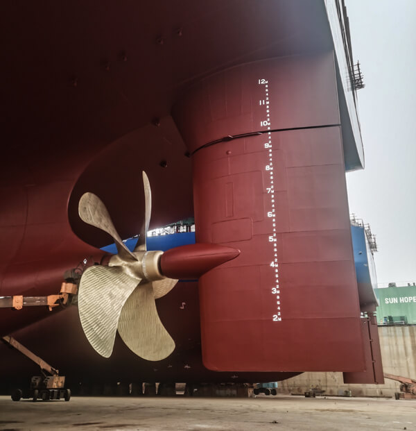 Improving Vessel Performance with Damen Marine Components
