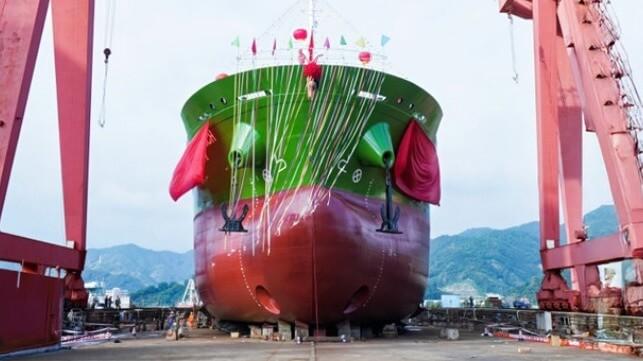 methanol tanker launch