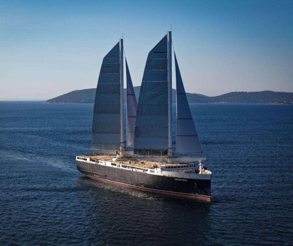 sail-powered cargo ship