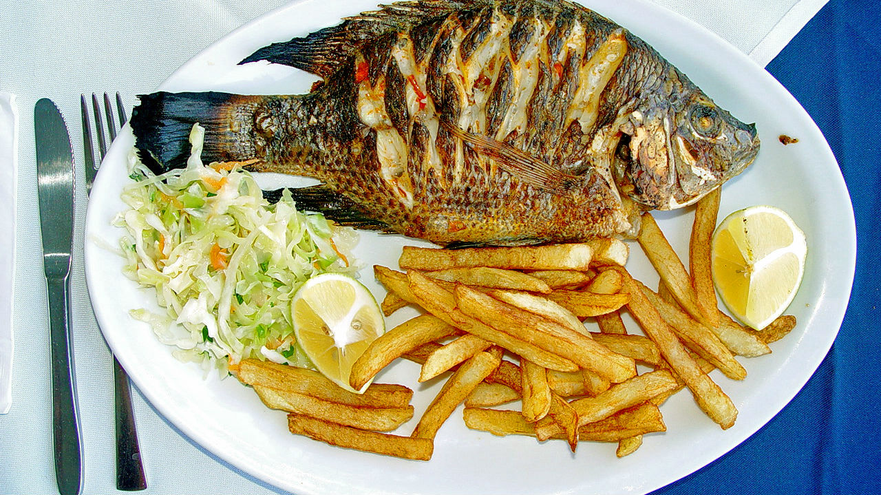 file photo of a fish meal