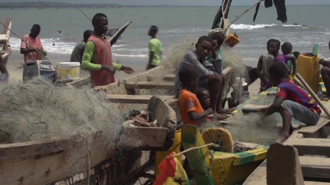 Ghana fishermen