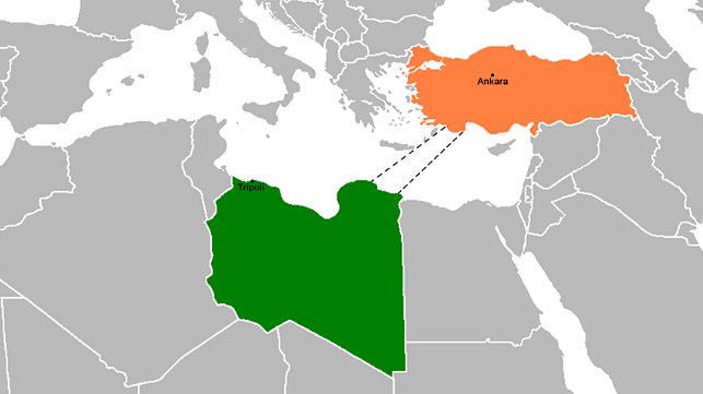 Libyan-Turkish claim area, dashed lines (CC BY)