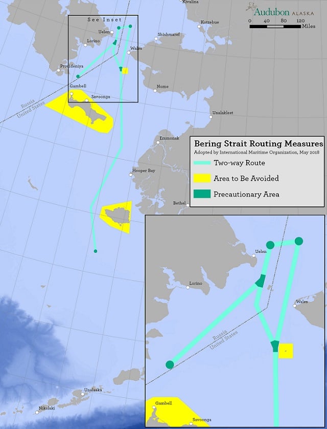 Bering Sea Depth Chart