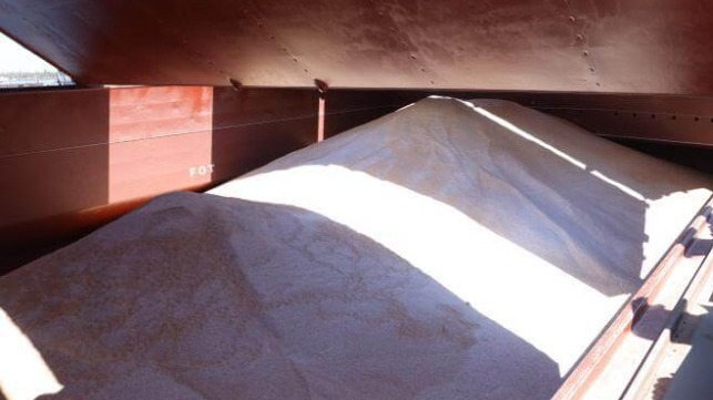 Ukraine Warns of Cargo of Stolen Grain Arriving in Lebanon 1 Grain awaiting export at Odesa (file image courtesy Charles Michel)