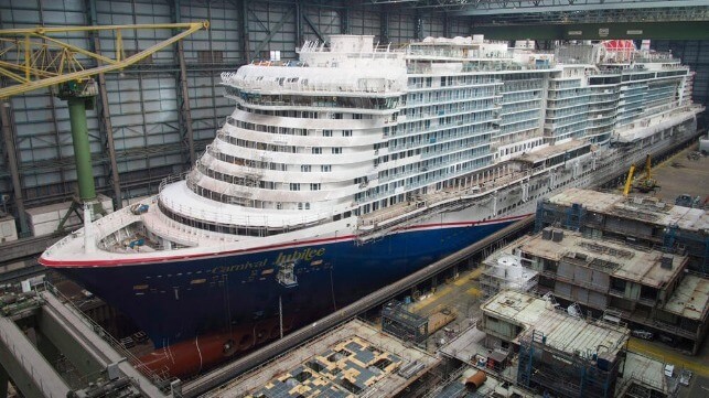 Carnival cruise ship construction
