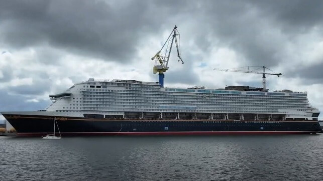 Disney cruise ship construction