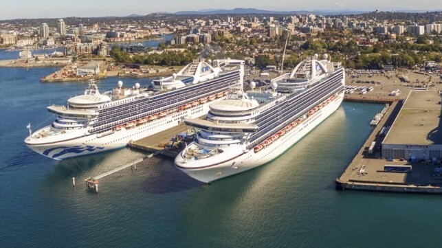 Cruise terminal at Victoria, BC