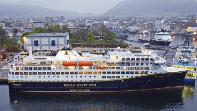 Havila Castor sails on maiden voyage 