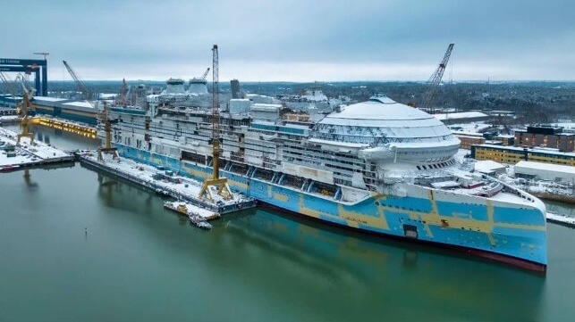world's largest cruise ship floated