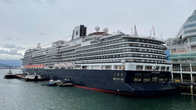 cruise ship in Vancouver