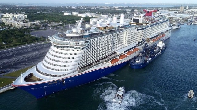 North Amercia's first LNG-fueled cruise ship