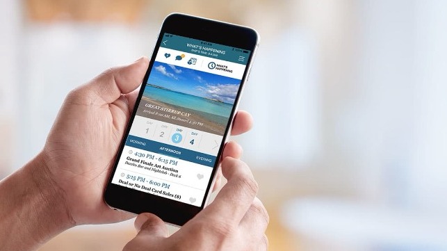 Cruise Norwegian app screen