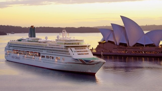 P&O's Aurora in Sydney, Australia.